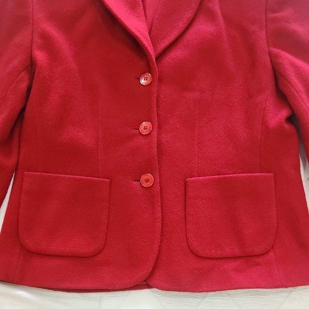 HERMAN GEIST Red Women's Blazer - Picture 5 of 9